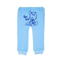 Ползунки ясельные короткие штанишки для новорожденного ПЗ-1701 голубой малыш