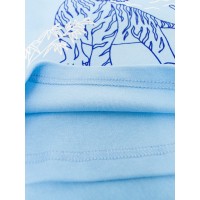 ПЖ-1801/Пижама подростковая голубой тигр