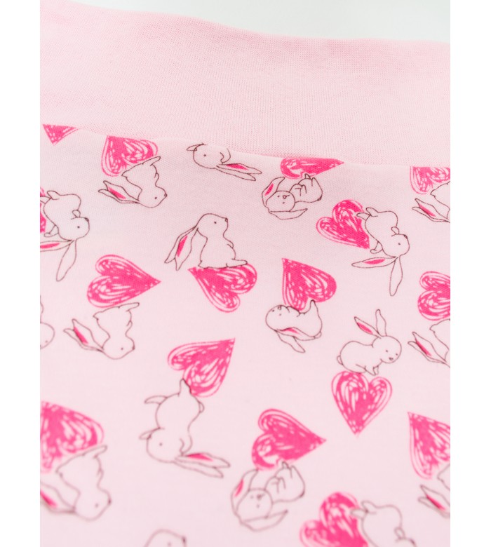 Ползунки ясельные короткие с широкой резинкой для новорожденного ПЗ-1715 розовый