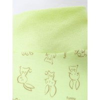 Ползунки ясельные короткие с широкой резинкой для новорожденного ПЗ-1715 зеленый