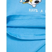 ПЖ-1805-1 пижама детская голубая собака