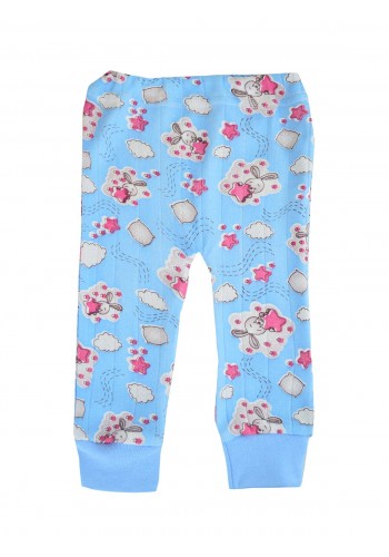 Ползунки ясельные короткие штанишки для новорожденного ПЗ-1706  голубой