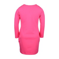 Платье для девочки с длинным рукавом ПЛ-743 розовый