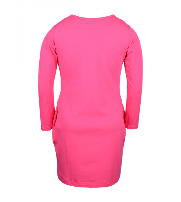 Платье для девочки с длинным рукавом ПЛ-743 розовый