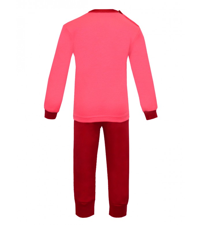 Комплект ясельный трикотажный кофта и штаны КМ-1413 красный кроха