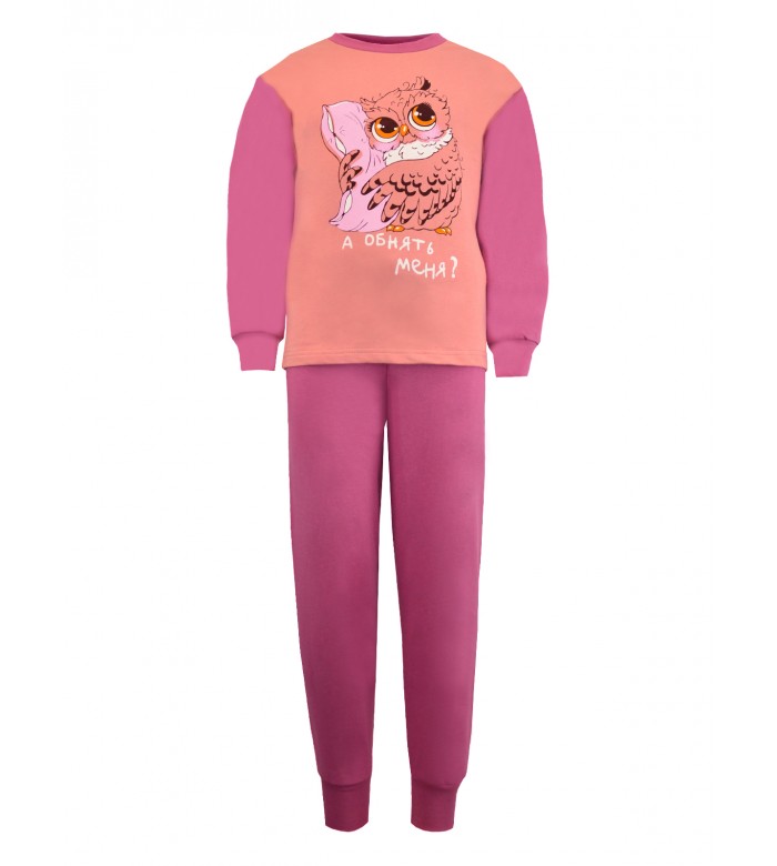 ПЖ-1805-1 пижама детская лиловый сова