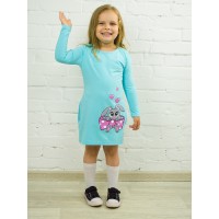 ПЛ-743 Платье детское голубой